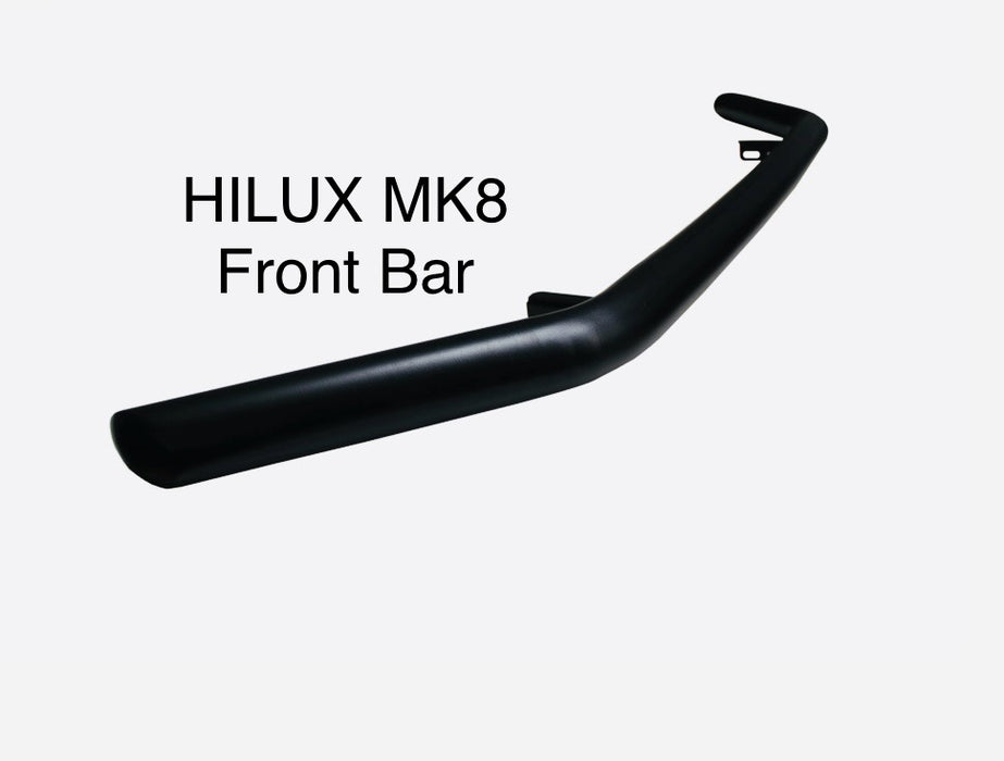 Toyota Hilux MK8 Nudge Bar Front Bumper Bar Black