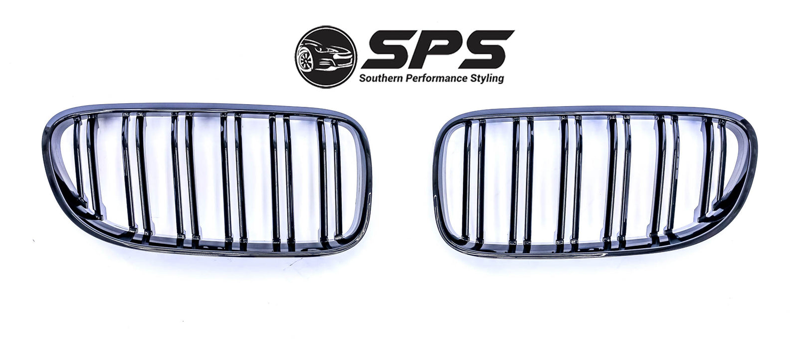 Bmw 3 Series E92/E93 Grille Grills Gloss Black Double Slat Pre LCI/LCI