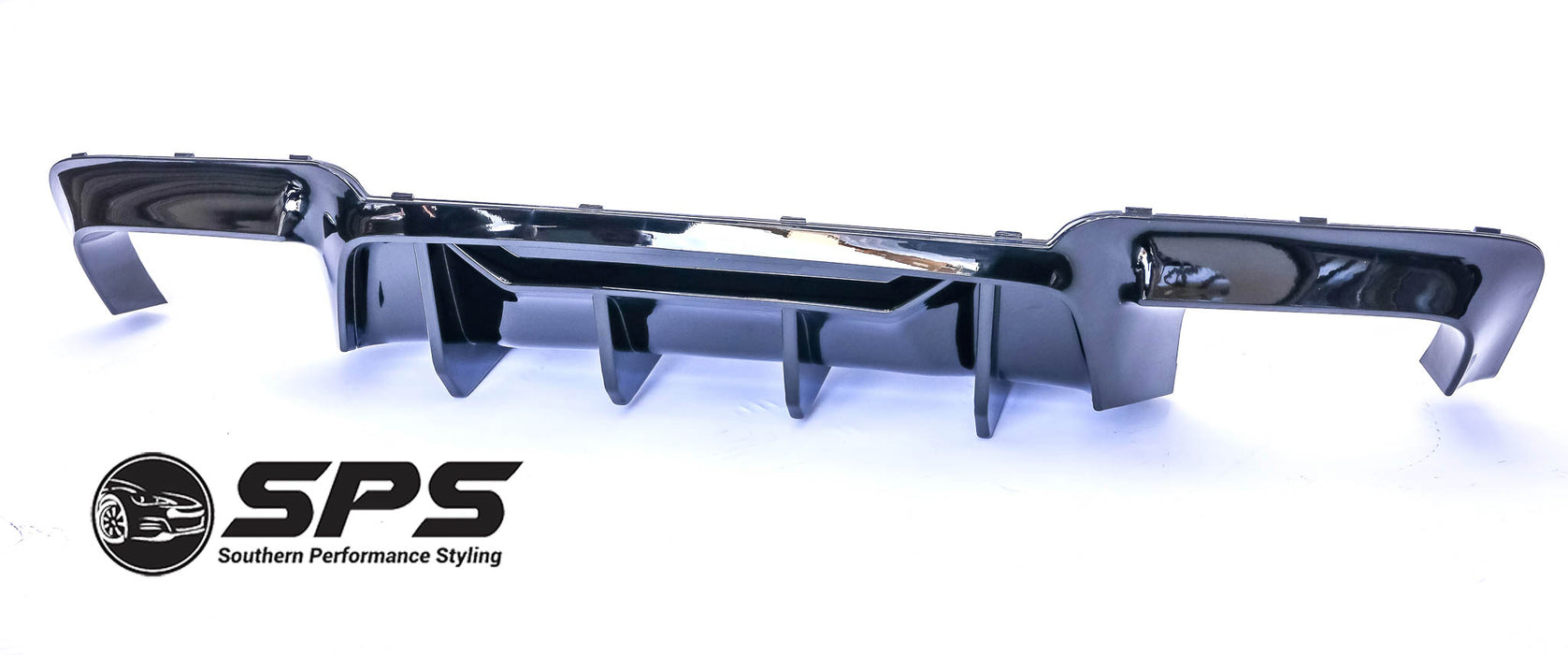 Bmw F10 M Performance MP Rear Diffuser Gloss Black New 2010 to 2016 Single Or M5 Competition