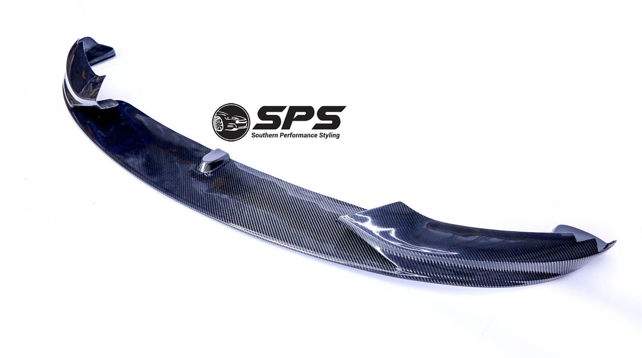 F10 2010 to 2016 M Sport Carbon Front Lip Genuine Carbon