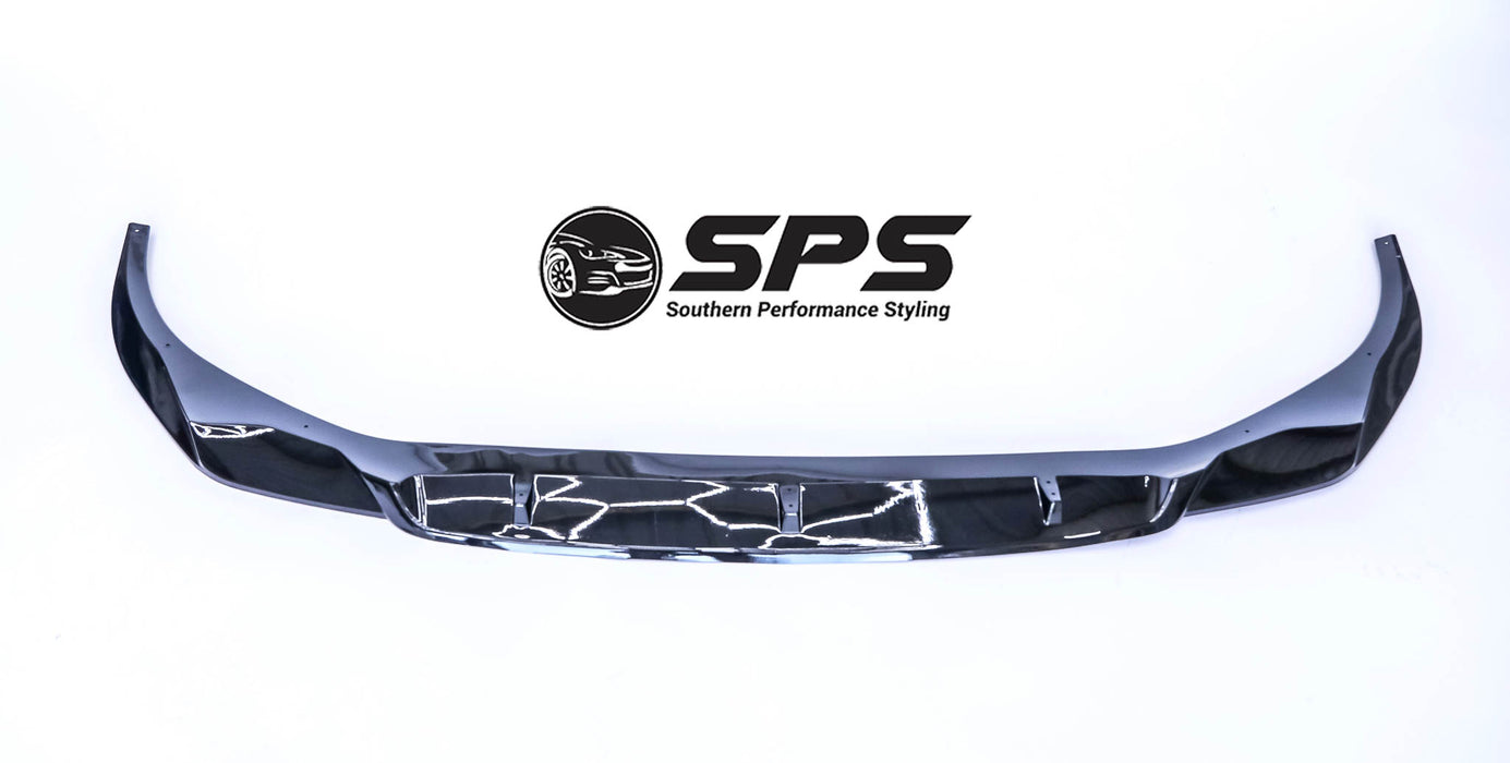 Bmw G11 7 Series Front Lip Gloss Black MP Style