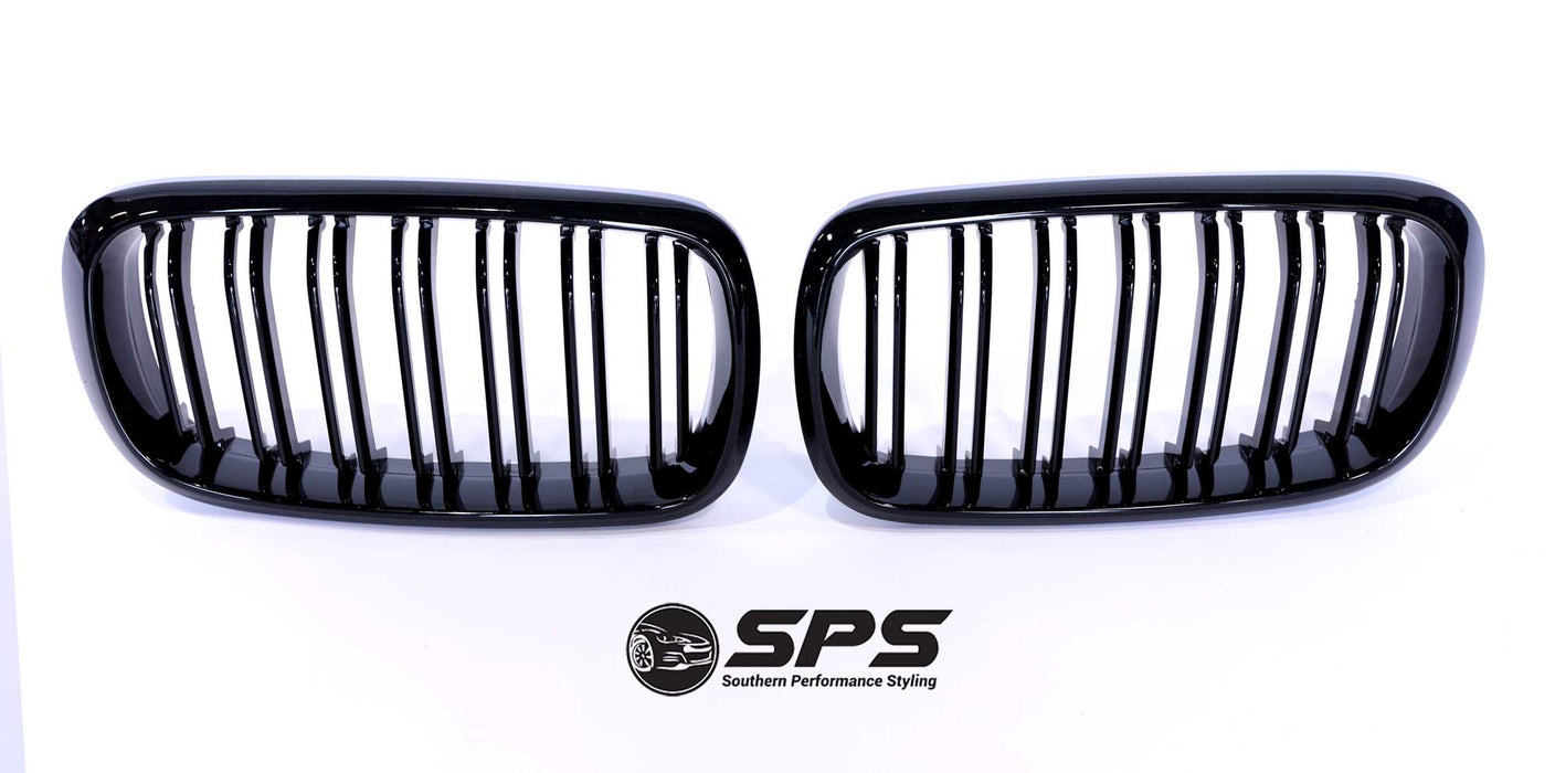 Bmw F15 X5 Double Slat Grilles Gloss Black