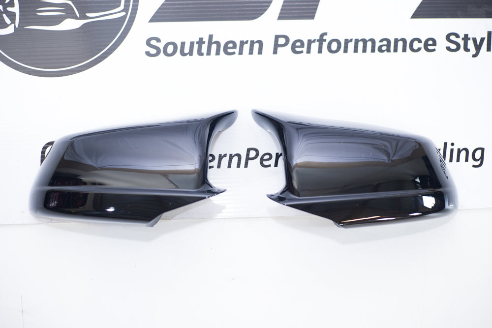 Bmw F10 5 Series M5 Style Mirror Covers Gloss Black New 2010 to 2014 Pre LCI