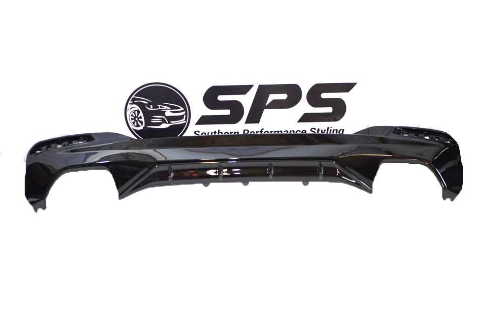 Bmw G30 5 Series MP M Performance Rear Diffuser Gloss Black 2017 Up M5 Style Option