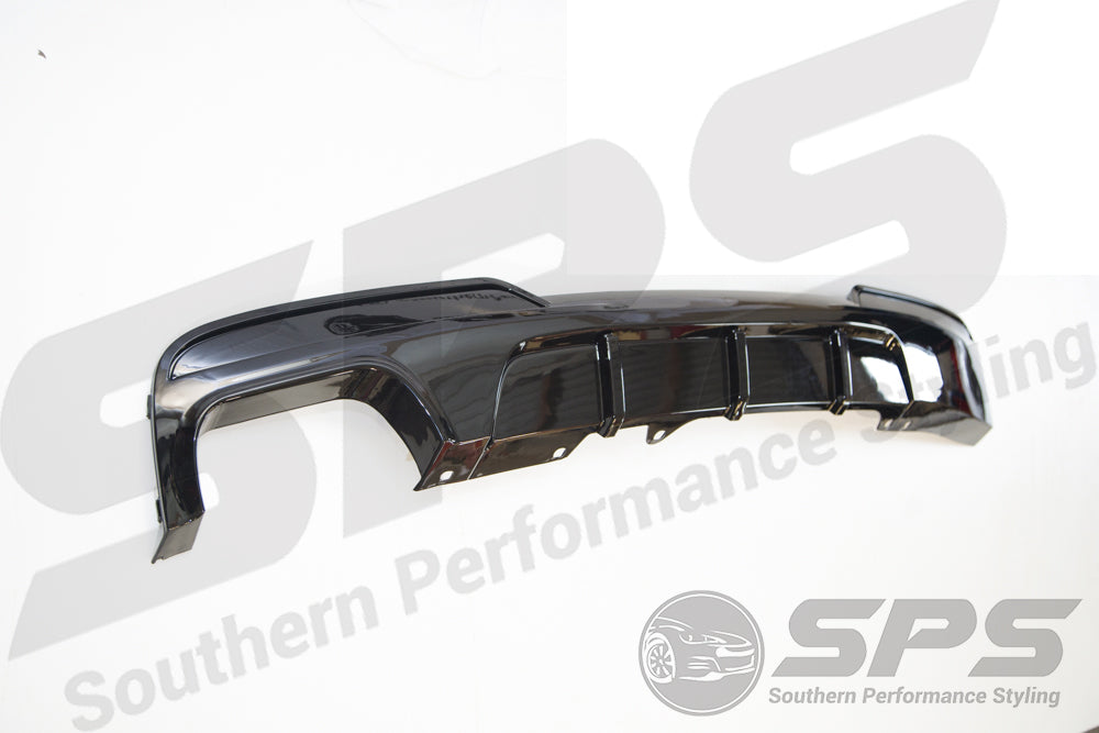 Bmw F10 M Performance MP Rear Diffuser Gloss Black New 2010 to 2016 Single Or M5 Competition