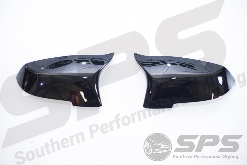 Bmw F10 LCI Mirror Covers Gloss Black 2014 Up M5 Style